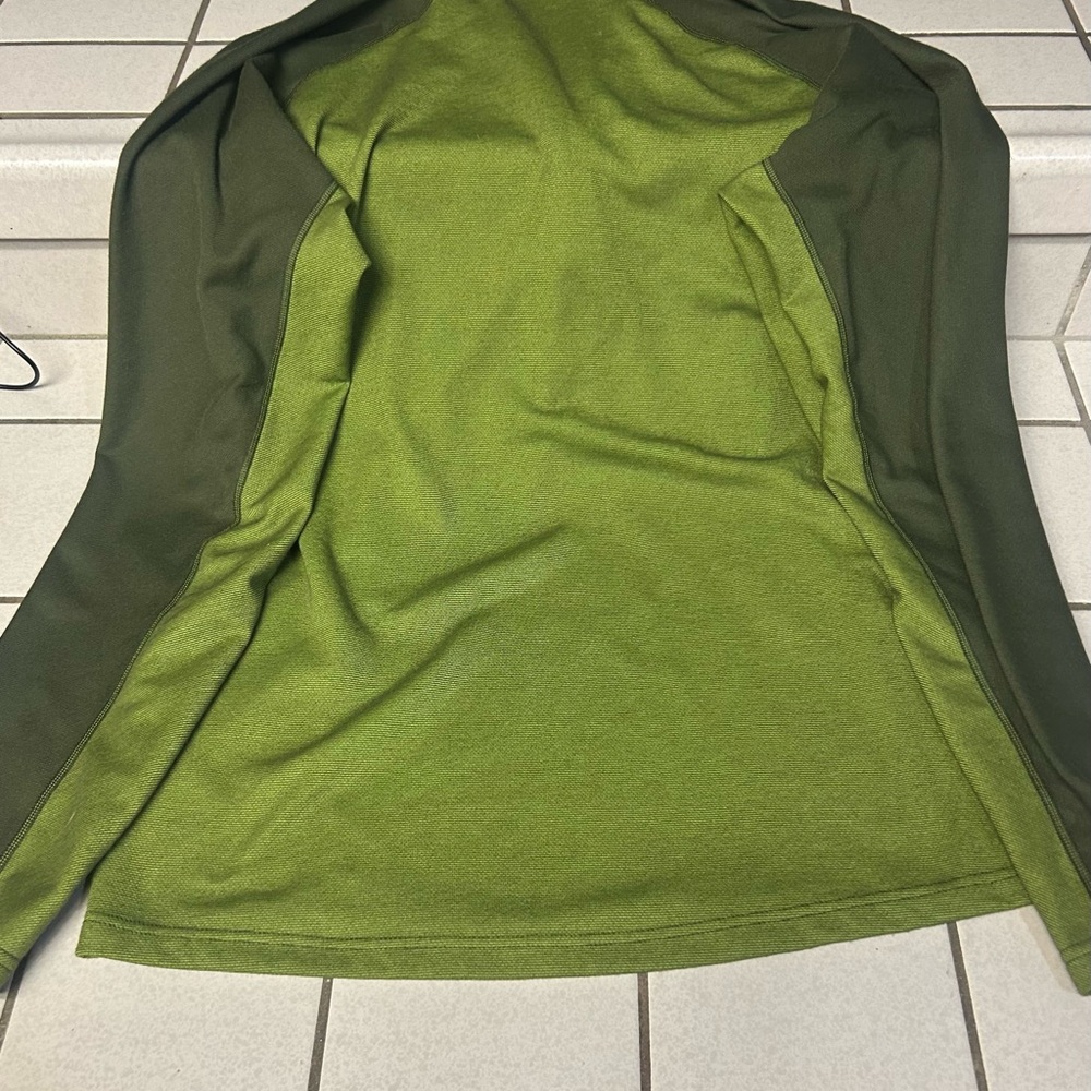 Patagonia Green Zip Up Sweater